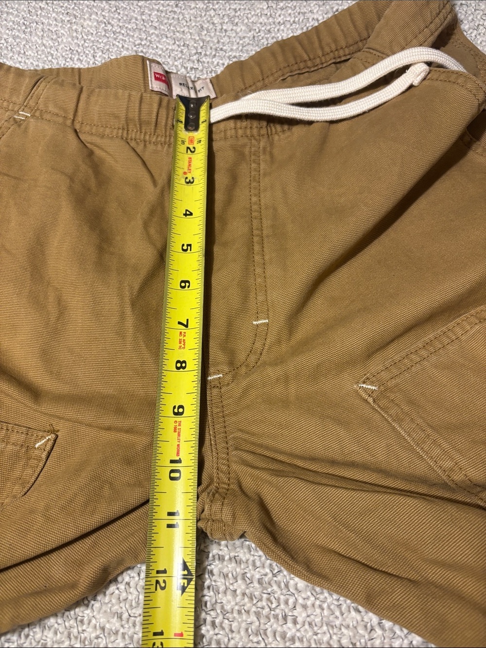 Men's Brown Utility Straight
Leg Cargo Work Pants - Drawstring Waist - Picture 7 of 14